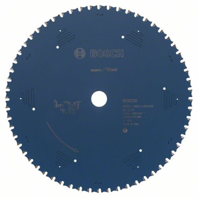 Пиляльний диск Bosch Expert for Steel 305х25.4 мм 60 зубів