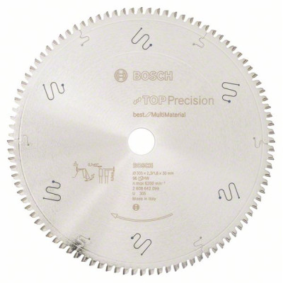 Пиляльний диск Bosch Top Precision Best for Multi Material 305х30 мм 96 зубів
