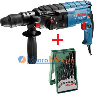Перфоратор Bosch GBH 2-24 DFR (+Набір свердел 7 шт)