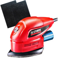 Шліфмашина вібраційна Stark FS 110 + 2 Волокнистий абразив Bosch Best for Finish Bright 152x229 мм (середній)