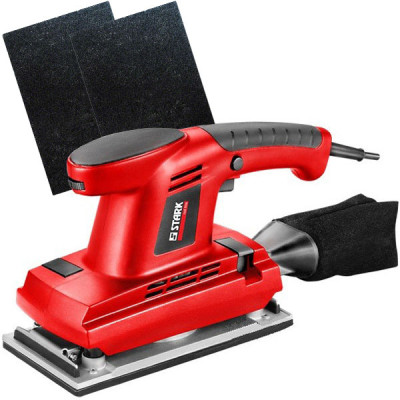 Шліфмашина вібраційна Stark FS 225 Profi + 2 Волокнистий абразив Bosch Best for Finish Bright 152x229 мм (середній)