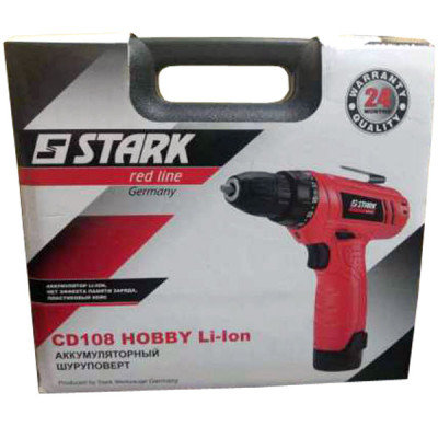 Шуруповерт Stark CD 108 Hobby Li-Ion (+Набір біт 10 шт)