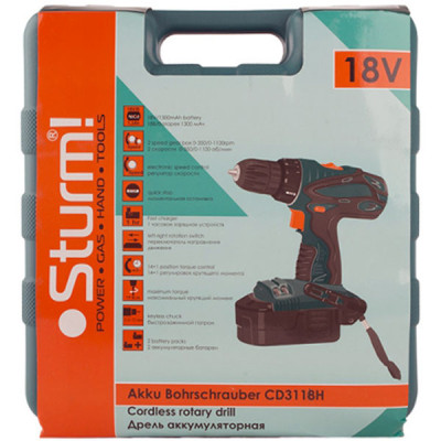 Шуруповерт Sturm CD3118H