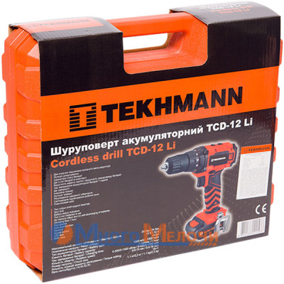 Шуруповерт Tekhmann TCD-12 Li