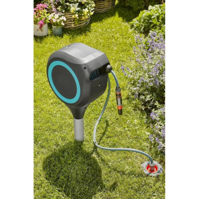 Котушка зі шлангом Gardena RollUp S Automatic наземна 15 м