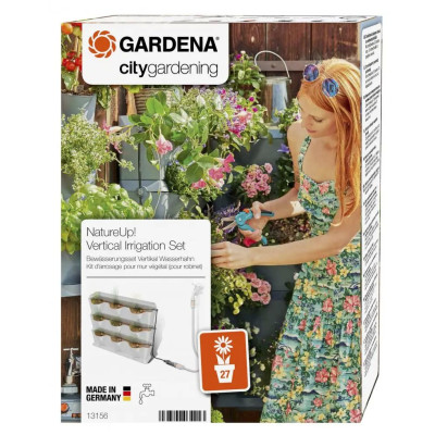 Комплект мікрокрапельного поливу Gardena Micro-Drip-System NatureUp на 9 вертикальних горщиків