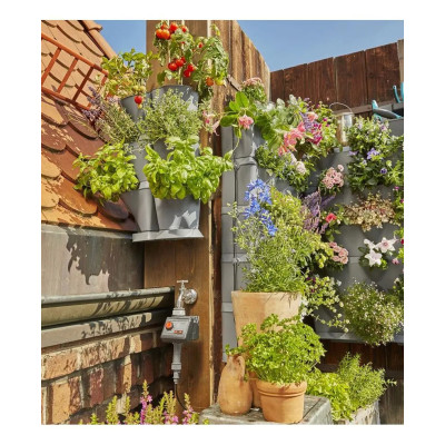 Комплект мікрокрапельного поливу Gardena Micro-Drip-System NatureUp на 9 вертикальних горщиків