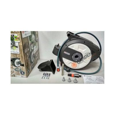 Котушка зі шлангом Gardena City gardening 15 Roll-Up Automatic настінна