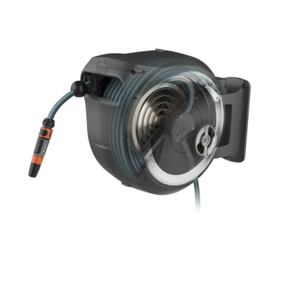 Котушка зі шлангом Gardena RollUp M/L Automatic настінна 25 м
