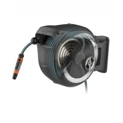 Котушка зі шлангом Gardena RollUp XL Automatic настінна 35 м
