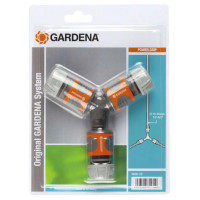 Комплект конекторів Gardena з трійником 13 мм 1/2