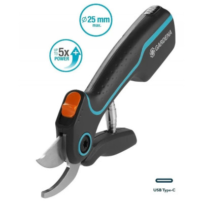 Акумуляторний секатор Gardena AssistCut Bypass до 25 мм USB-C
