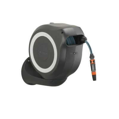 Котушка зі шлангом Gardena Roll-Up M Automatic настінна 20 м