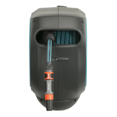 Котушка зі шлангом Gardena Roll-Up M Automatic настінна 20 м