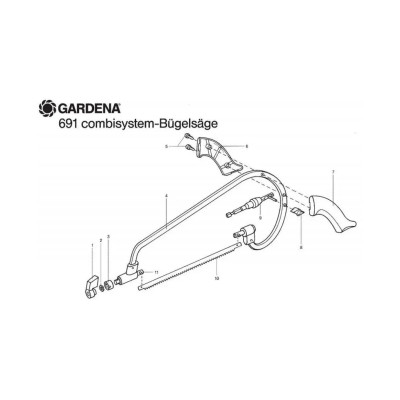Полотно для лучкової пили Gardena Combisystem 350