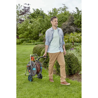Комплект для поливу з візком Gardena CleverRoll L Easy Set Flex 3/4"