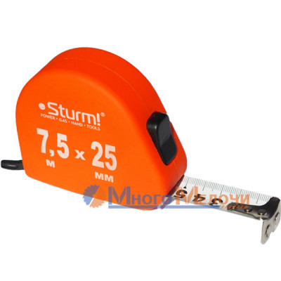 Рулетка Sturm 7.5м х 25мм (3100203)