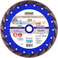Коло алмазне відрізне Distar Turbo 232x2.6x15x22.23 Super Max
