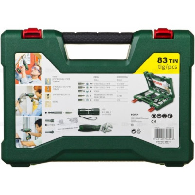 Набір Bosch V-Line TiN 83 предметів