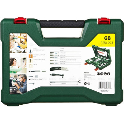 Набір Bosch V-Line TiN 68 предметів