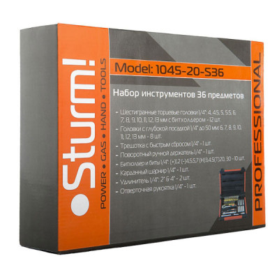 Набір інструментів Sturm 1045-20-S36