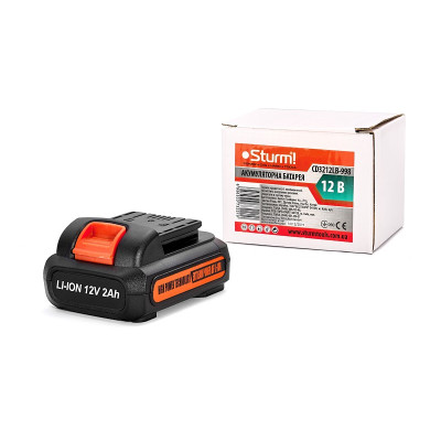Акумулятор Li-Ion 12В, 2.0 Ач Sturm CD3212LB-998