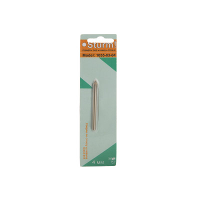 Свердло по склу та кахлю Sturm d= 4mm 1055-03-04