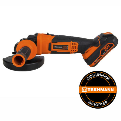 Шліфмашина кутова акумуляторна Tekhmann TAG-125/i20 kit