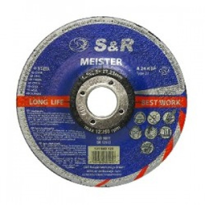 Коло зачистне по металу S&R Meister A 24 R BF 125x6,0x22,2