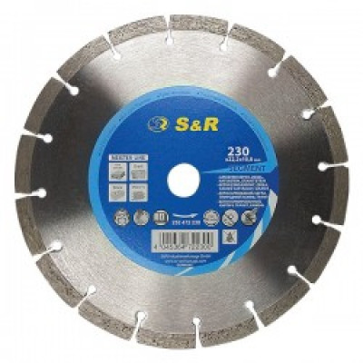Диск алмазний сегментний S&R Meister 230x22,2