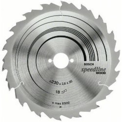 Диск пильний Bosch Speedline Wood 160 Z18, посадка - 16мм