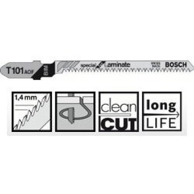 Пильне полотно Bosch Special for Laminate T 101 AOF 3шт