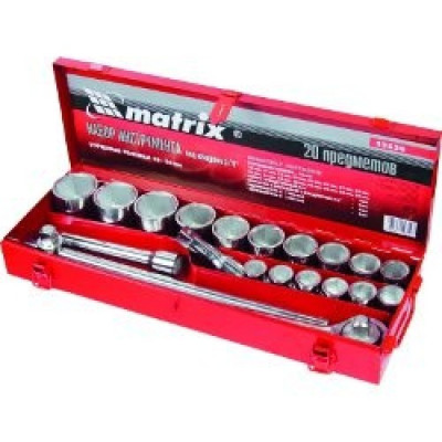 Набір торцевих головок Matrix на 20 предметів 3/4"