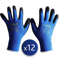 Набір рукавичок S&R XL / 10 поліестер 12 шт.