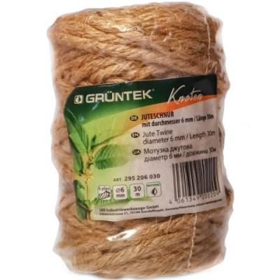Шпагат джутовий GRUNTEK 6 мм х 30 м