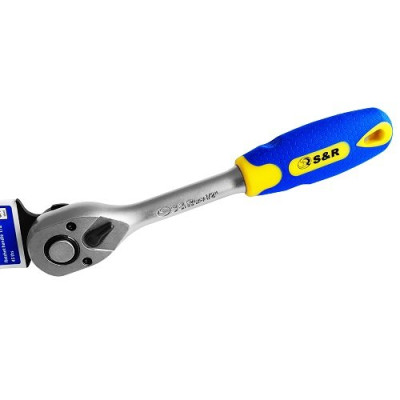 Ключ-трещетка з реверсом S&R 1/4 "72 зубів
