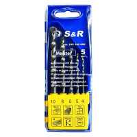 Набір свердел універсальних S&R 5 шт.