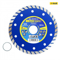 Диск алмазний S&R Tempo 125 x 2.0 x 22.2 TURBO камінь