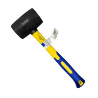Молоток гумовий S&R 60ммх560г чорний