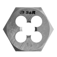 Плашка гексогональний S&R M8x1,2 мм