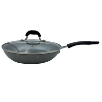Сковорода з кришкою GUSTO GT-2107-24/1 покриття GRANITE 240*48 мм