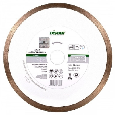 Коло алмазне відрізне Distar 1A1R Hard ceramics (250x1.6/1.2x10x25.4 мм)