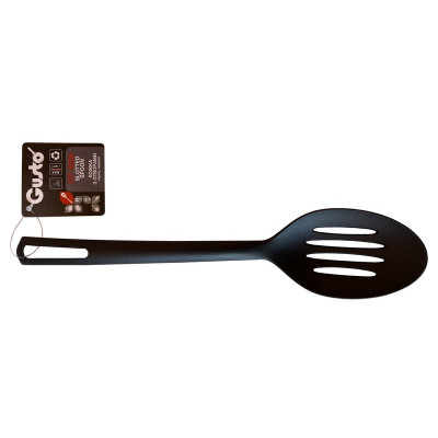 Кухонна ложка з отворами GT-5206 чорна Gusto