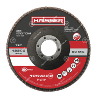 Коло пелюсткове плоске 125х22 мм P100 Т27 Haisser