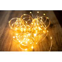 Електрогірлянда мікролід тепло-білий. 100 LED, 11М, 220V BPNY