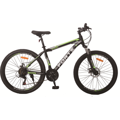 Велосипед Forte Braves МТВ 26"/15" (117818) чорно-зелений