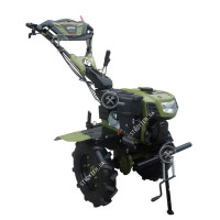 Культиватор дизельний Forte 1050 LUX, колеса 10", 6,5 к.с. (зелений)