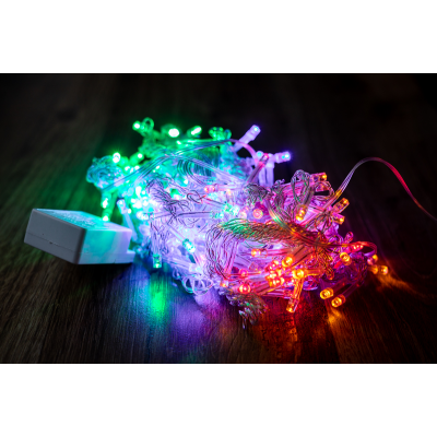 Електрогірлянда світлодіодна-штора цветн.120 LED, 220V BPNY
