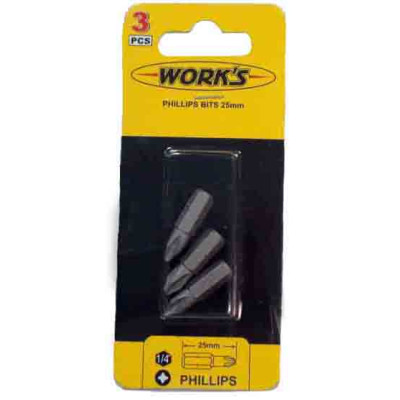 Works Набір біт 3 шт