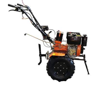 Культиватор дизельний Forte 1350E, колеса 12", 9 л.с (оранжевий)